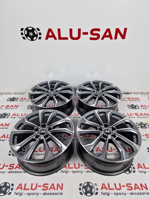 NOWE alufelgi HYUNDAI 18''5x114,3:Elantra I30 I40 Tucson Grafit Pol