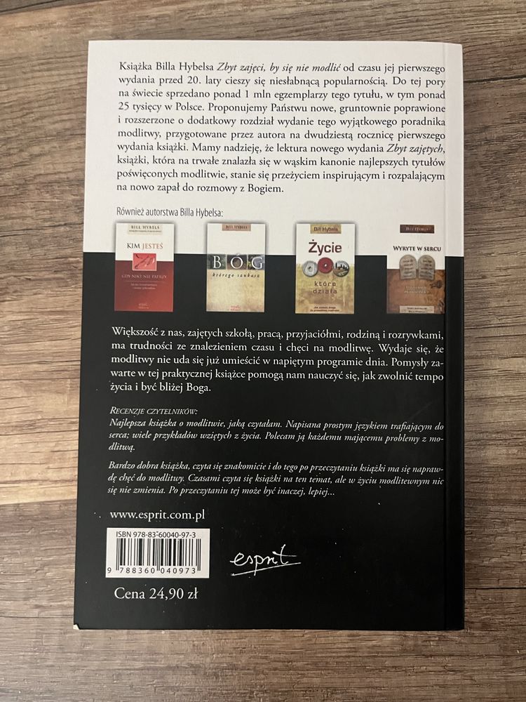 Zbyt zajęci, by się nie modlić - Bill Hybels