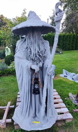 Gandalf figura ogrodowa z cementu rękodzieło