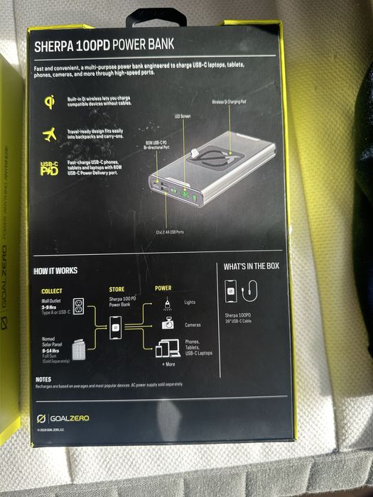 Новый powerbank 25600 mAh sherpa 100pd