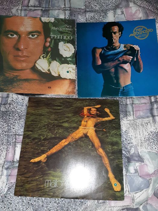 Vários discos vinil LP mostro sem compromisso