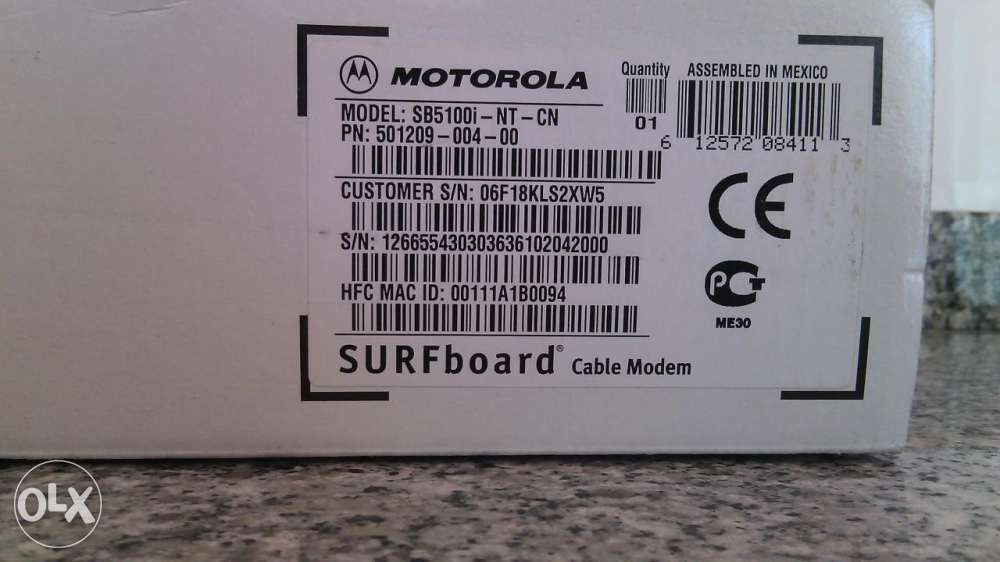 Modem-Motorola SB5100i-NT-CN