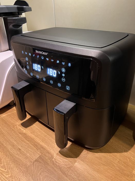 Airfryer dwukomorowy 2600W SilverCrest