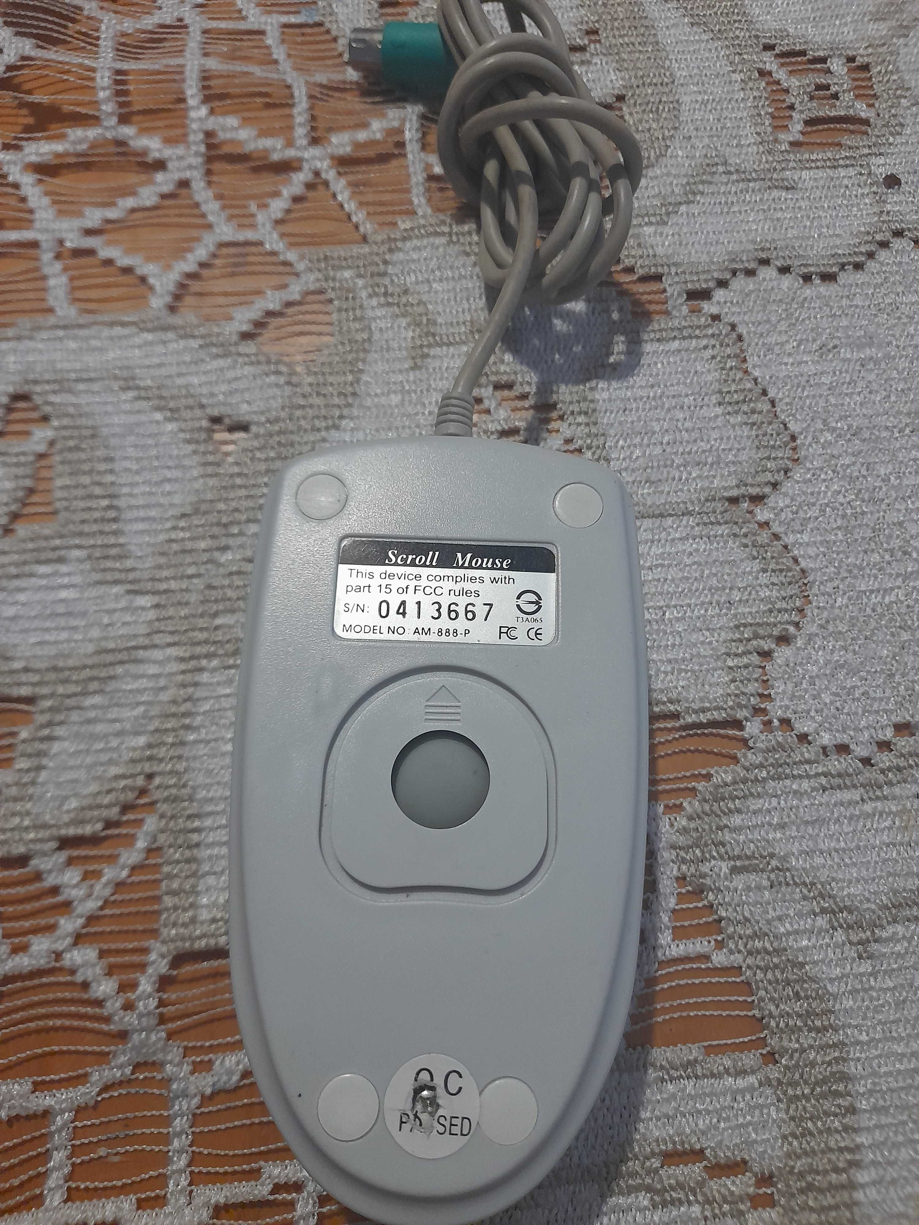 Mysz komputerowa True Touch PS/2 kulkowa retro