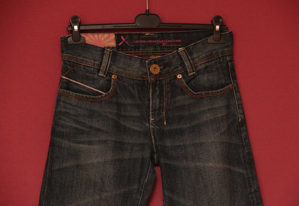 Next 36 our 8R M-L selvedge denim Boot Cut джинсы
