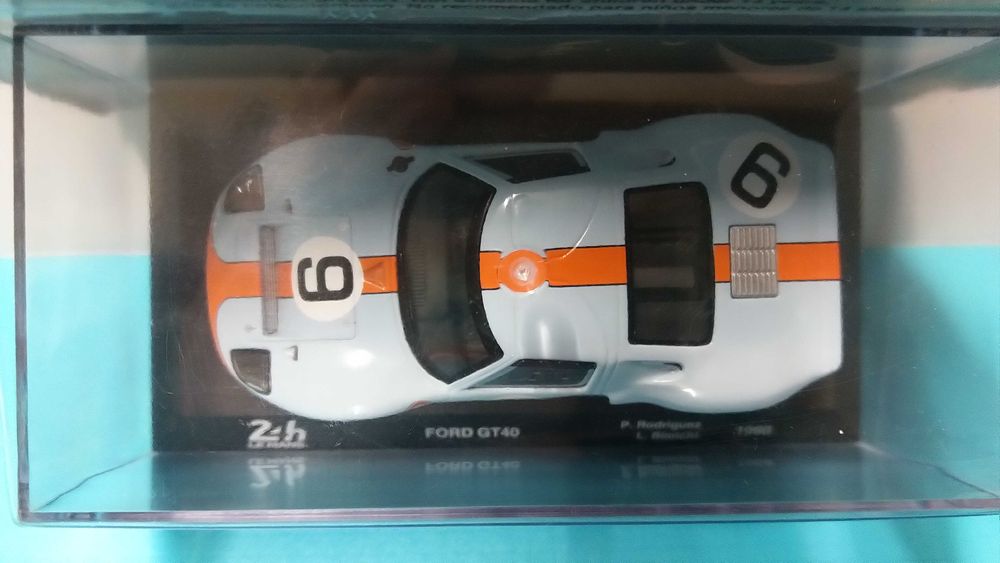 Ford GT40 #9: Vencedor 24h Le Mans 1968 - Miniatura IXO escala 1/43