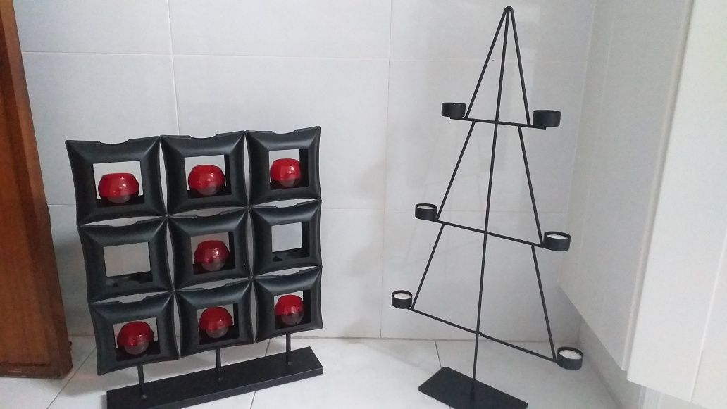 Árvore Natal com velas