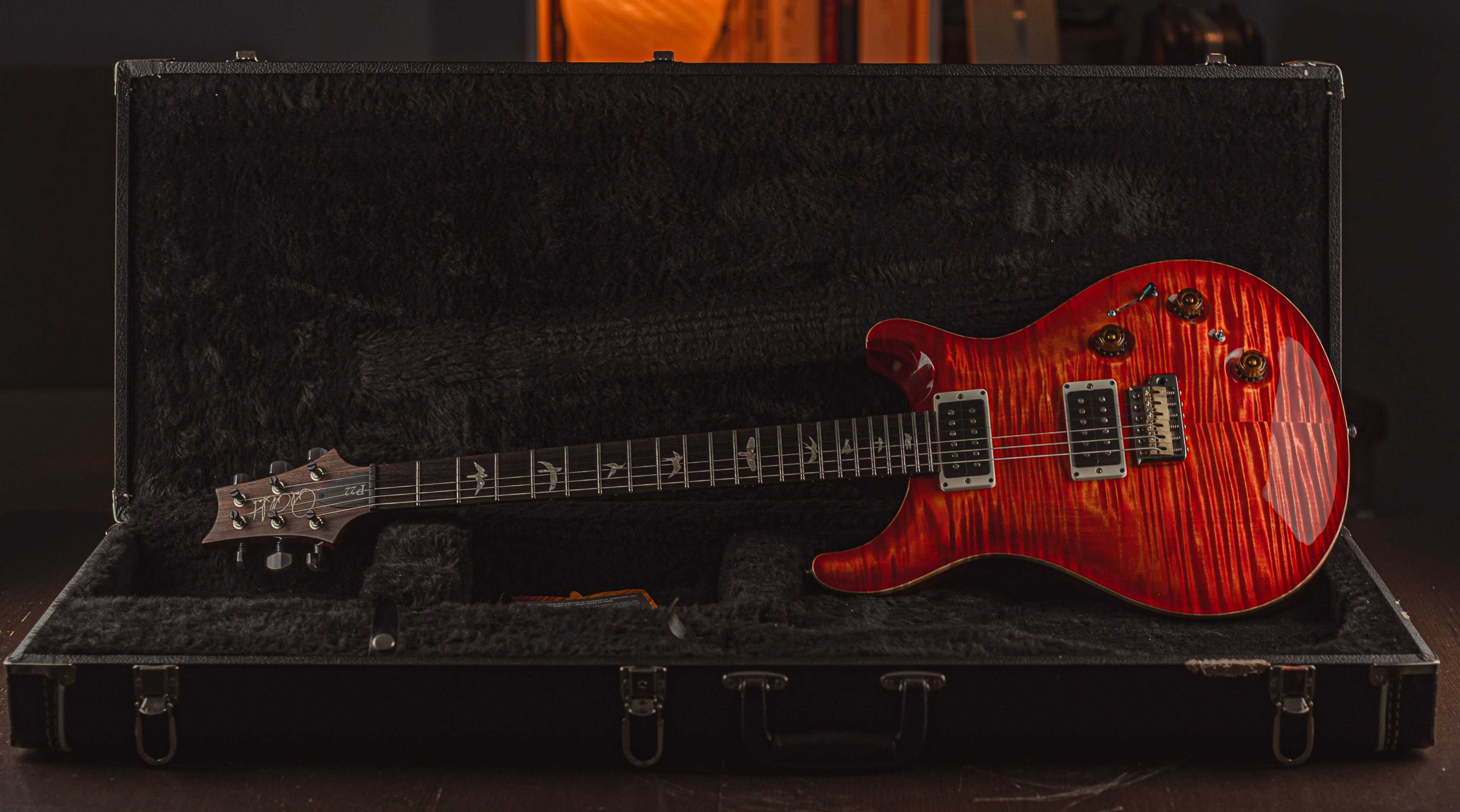 PRS 10 Top Custom 22 Piezo 2014 - Blood Orange