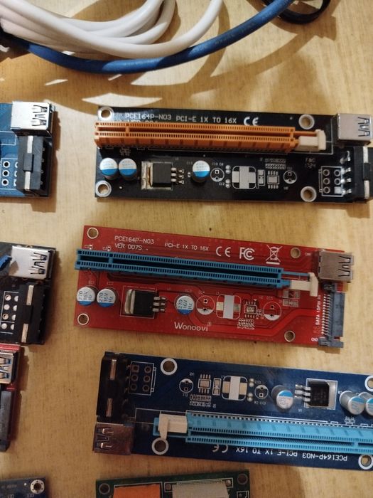 Райзер для відеокарти Riser PCI-Ex x1 to x16