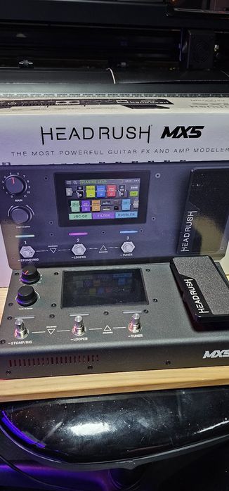 Headrush mx5 pedaleira guitarra