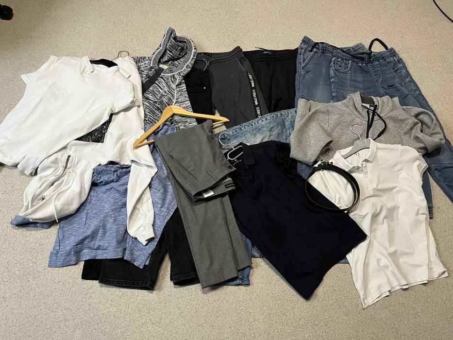 Paczka ubrań męskich rozmiar S - stan bardzo dobry