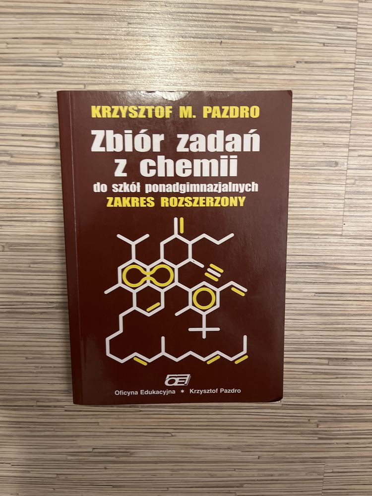 Zbiór Zadań z Chemii zakres rozszerzony Pazdro