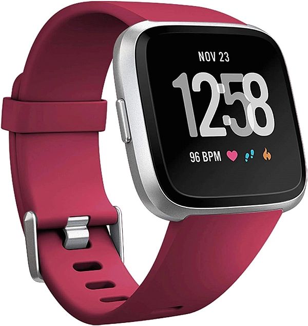 Opaska / Pasek Braders do Fitbit Versa / Versa 2 / Versa Lite bordowy