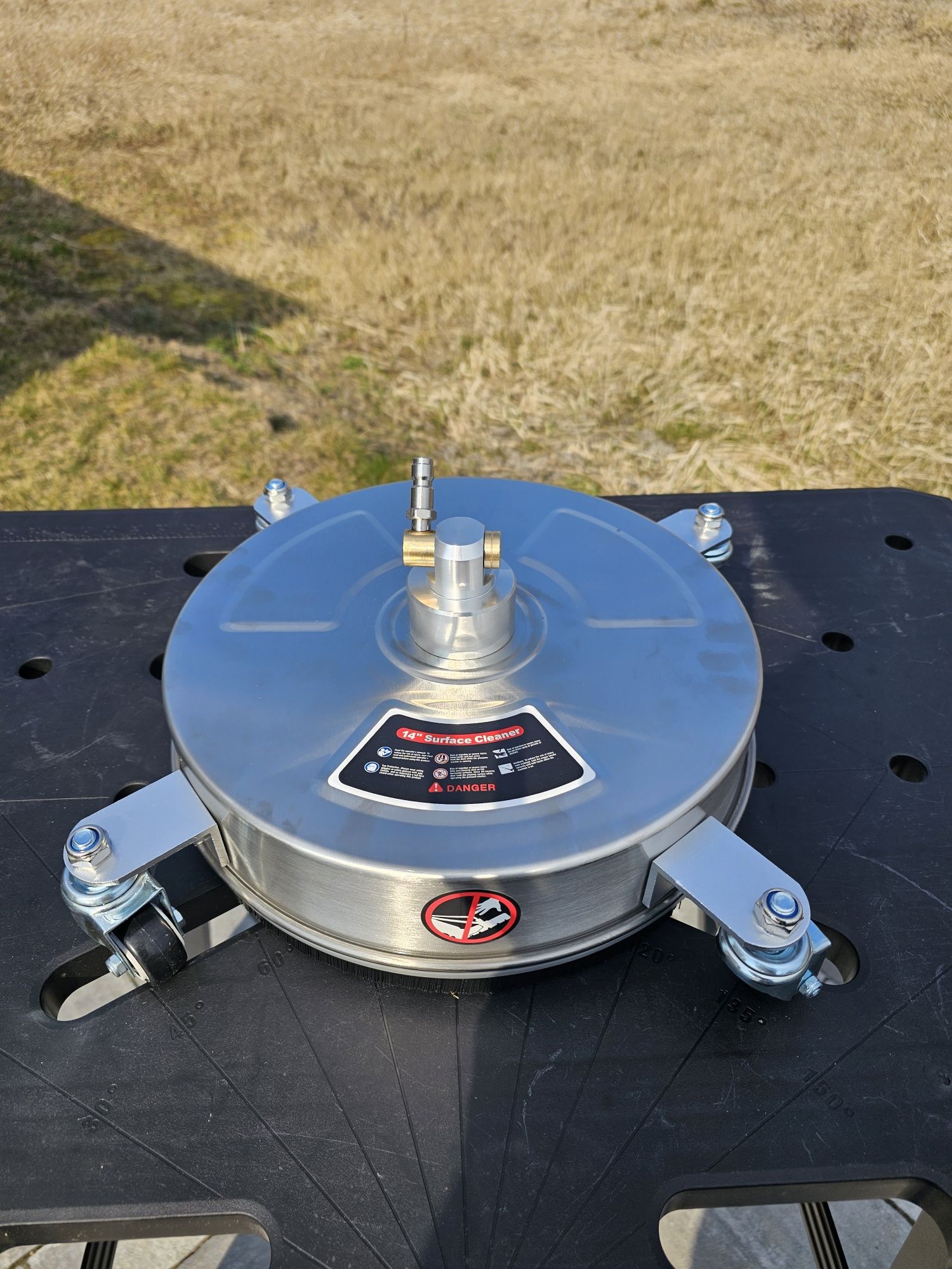 Szczotka/Platforma/Talerz do mycia kostki 14" - T-racer/Mosmatic