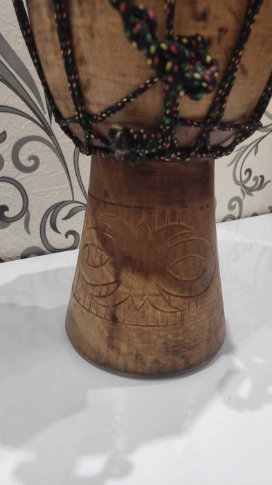 Джембе ручної роботи 8" дерево шкіра ударна установка ударная