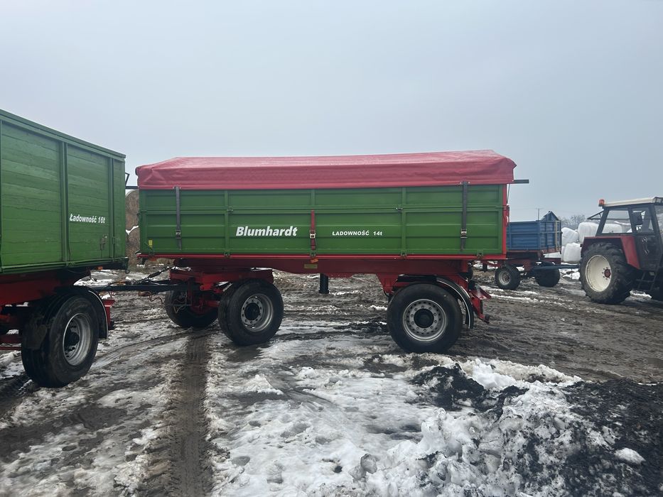 Przyczepa blumchard dmc 16t wywrot 3str