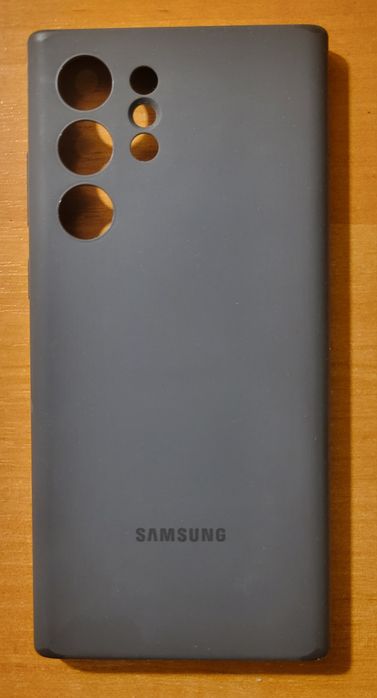 Чехол Samsung S22 Ultra ориганал темно серый