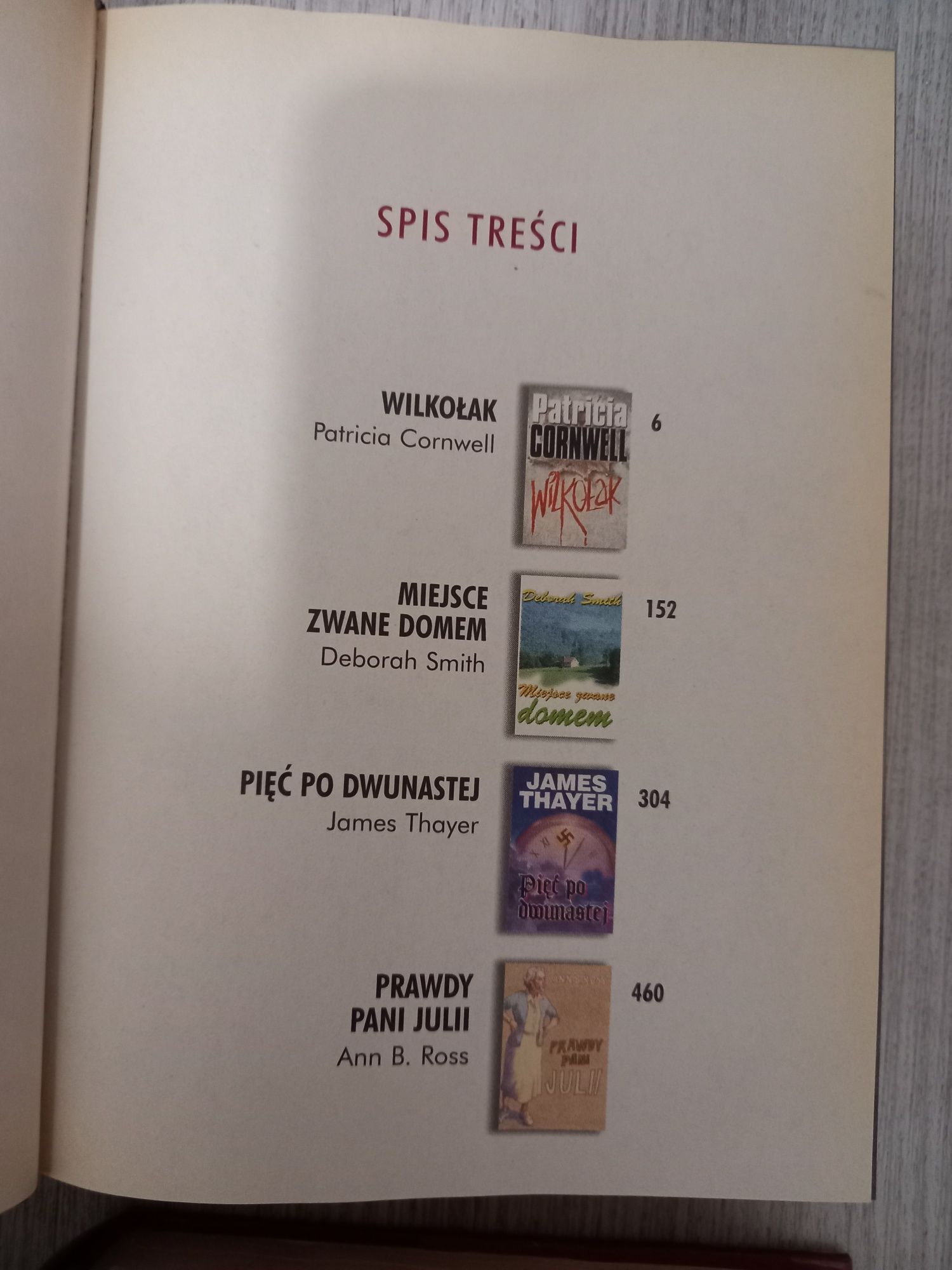 Readers Digest Książki wybrane Na zakręcie, Puste krzesło, Wilkołak,