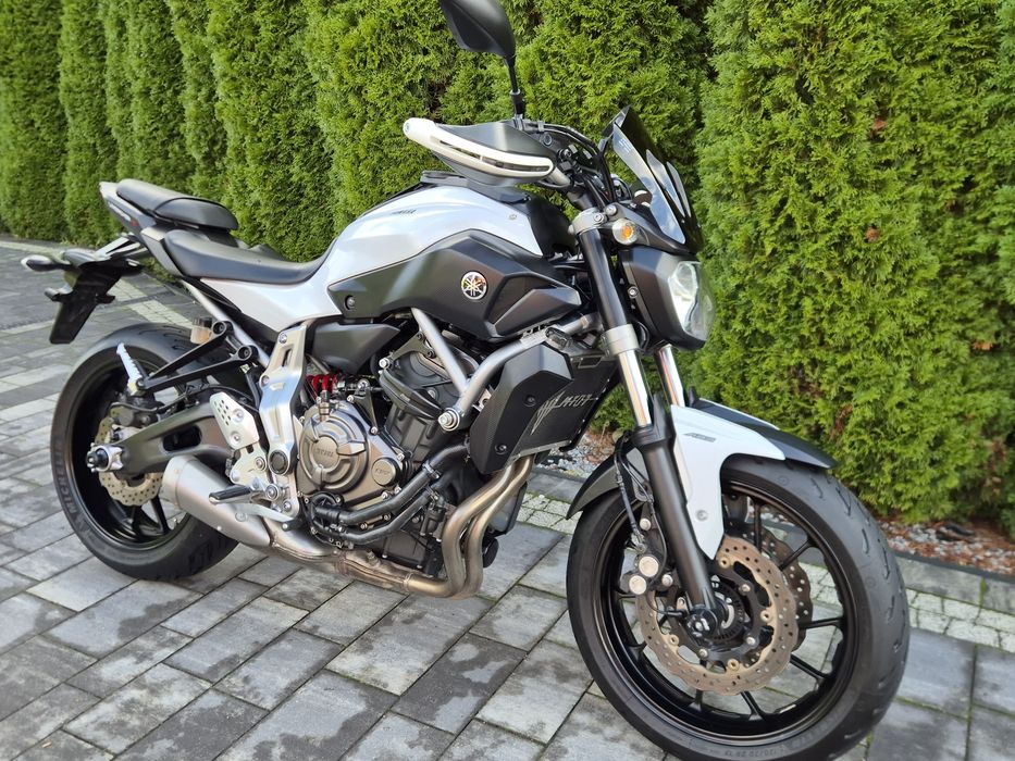 Yamaha MT 07 ABS JAK Nowa 12500km ks serw. Tuv, DODATKI kat A 09 600