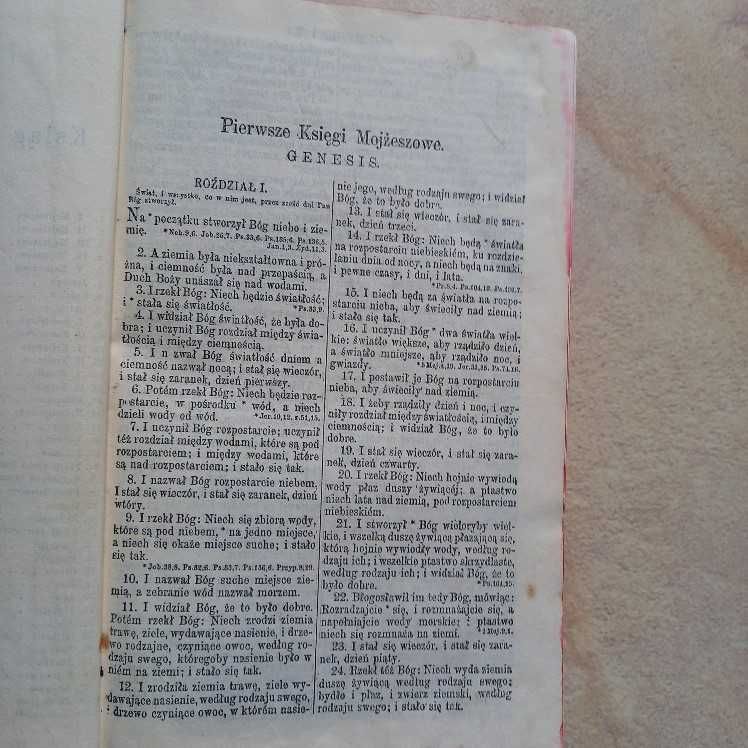 Biblia Gdańska Pismo Święte Stary i Nowy Testament 1961r-średni format