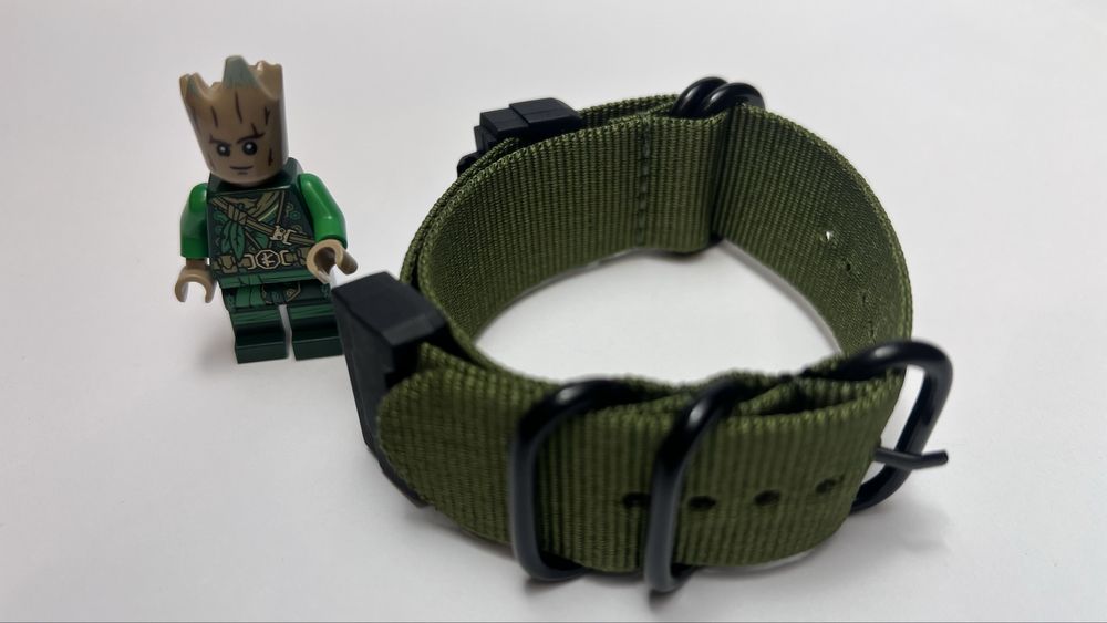 Pasek Nylon Zielony Casio G-SHOCK GA-100 GA-110 GA-120 GA-140 DW5600
