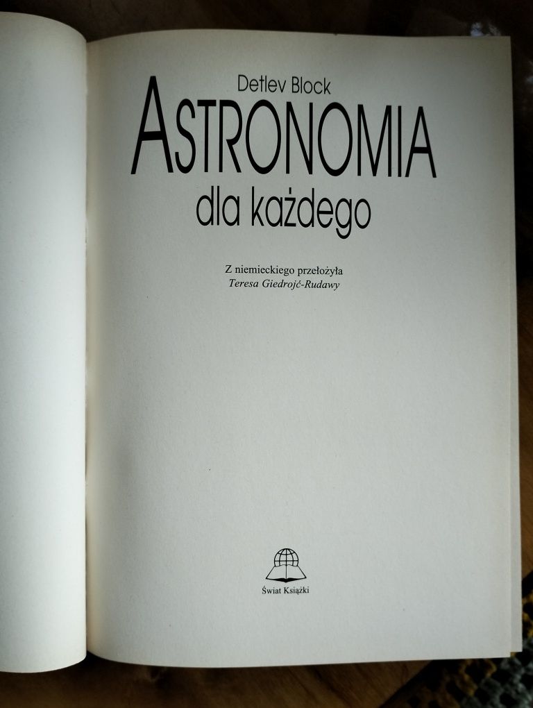 Książka : Astronomia dla każdego - Detlev Block