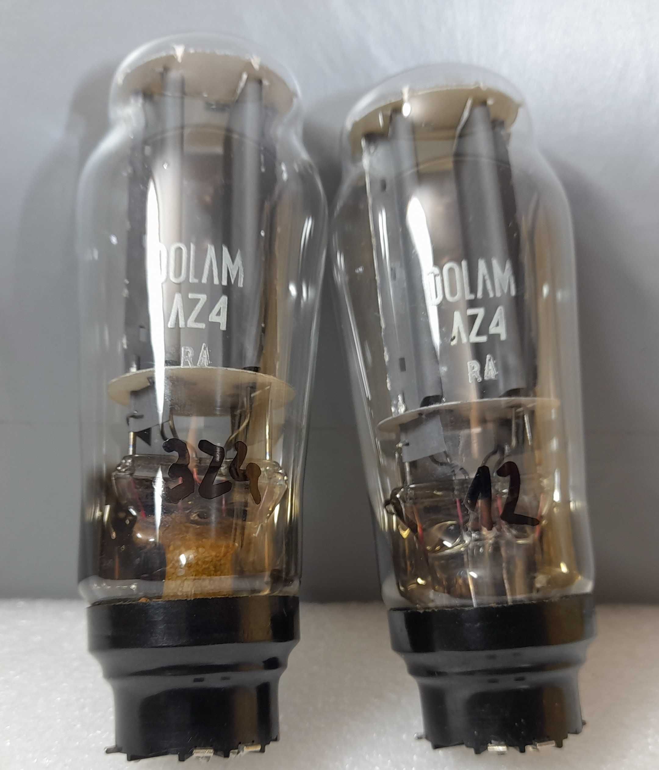 Lampy elektronowe AZ4 NOS Dolam/Telam - duodioda prostownicza