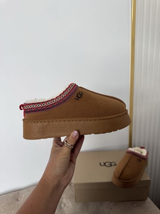 Ugg tazz tasman коричневі чорні всі розміри, лого, фото вживу. Олх