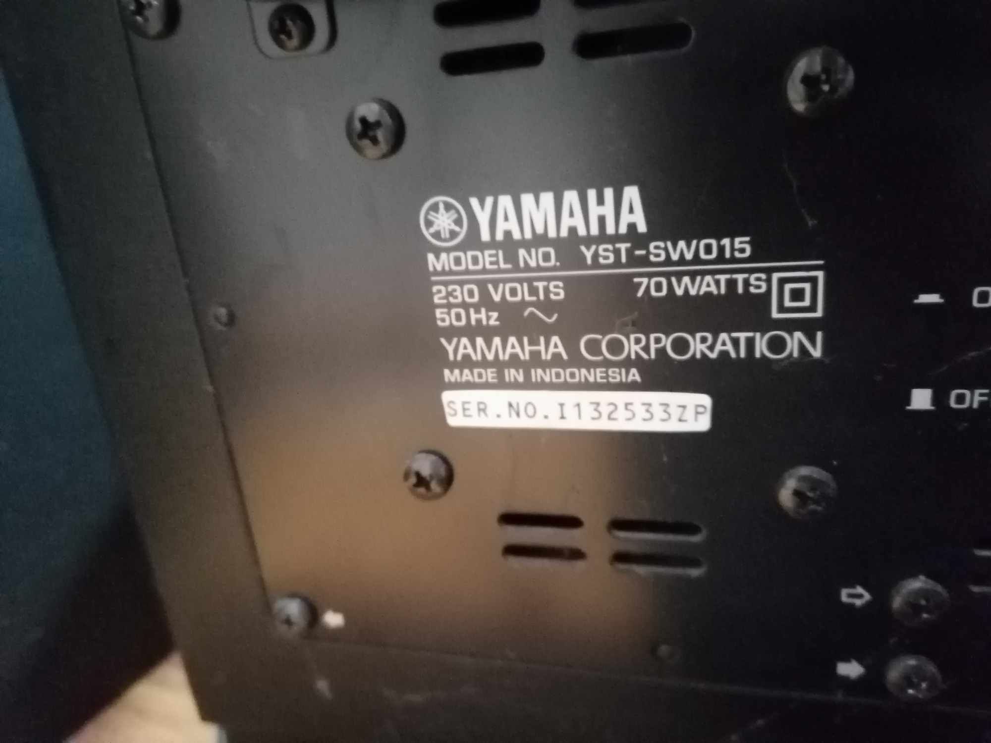 Yamaha subwoofer aktywny