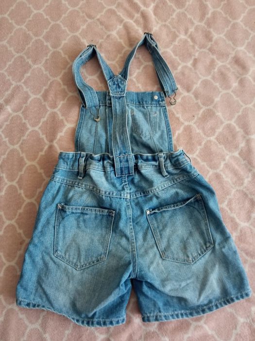 Spodenki ogrodniczki jeansowe 11-12 l