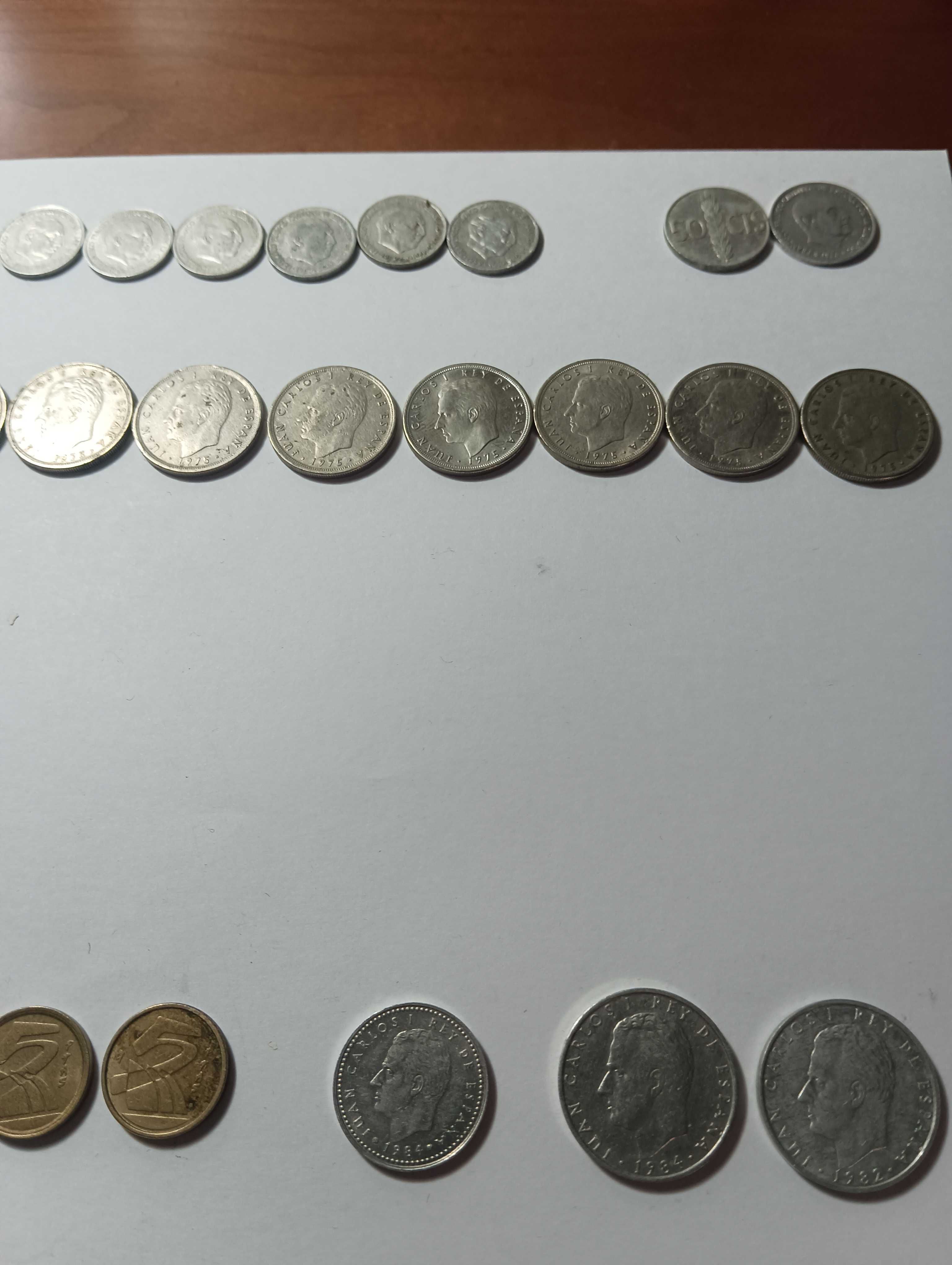 Moedas espanholas de 1957 a 1998