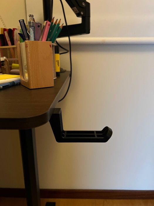 Secretária elétrica ajustável 110 x 60 cm em nogueira