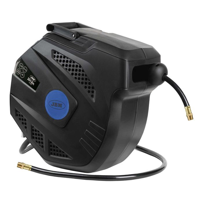 Enrolador de mangueira de ar de 20 + 2 M - Azul JBM 53582