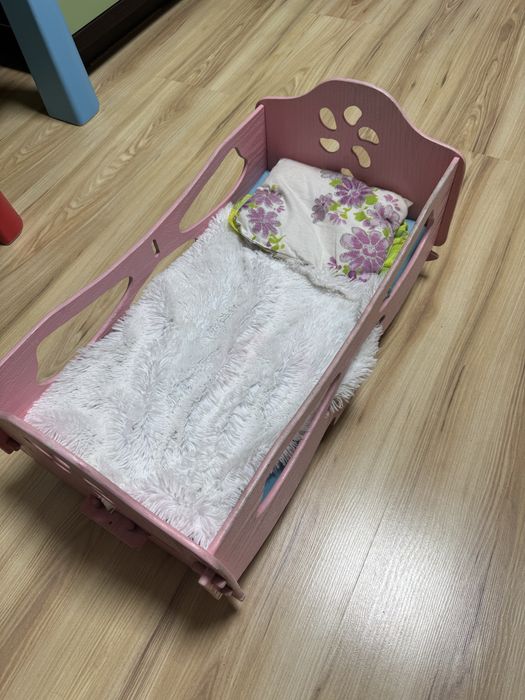 Кроватка ліжко для  ляльок кукол