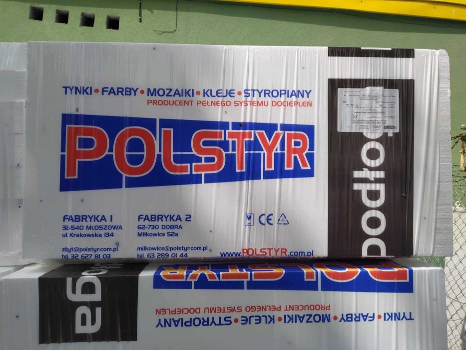 Styropian Polstyr dach/podłoga EPS 100 (0,36)