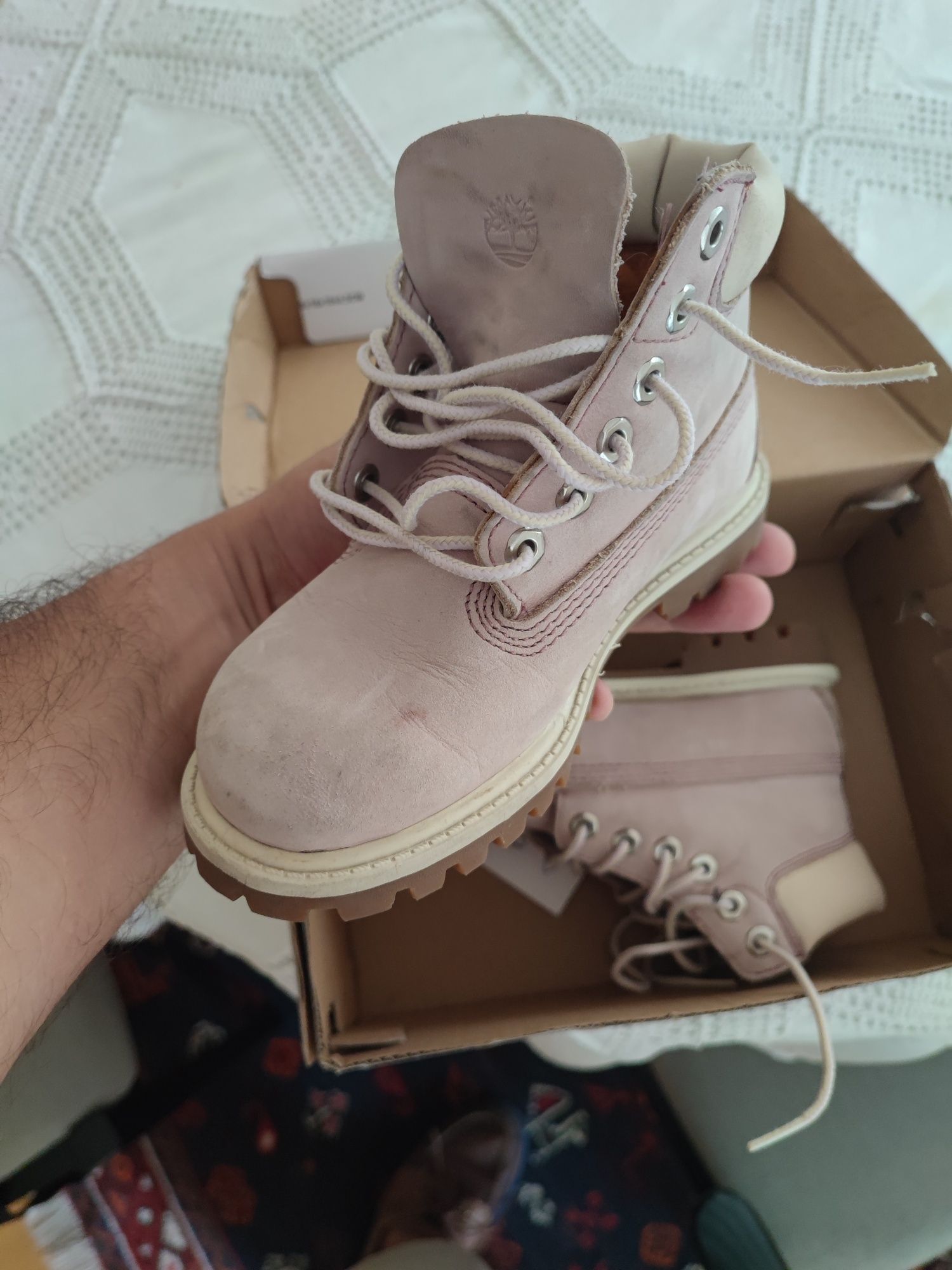 Botas Timberland de Criança Rosa 29