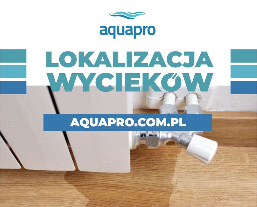 Lokalizacja wycieków, nieszczelności pogotowie WOD-KAN Cała POLSKA