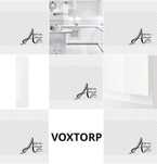 30x60 VOXTORP biały połysk front drzwi ikea metod maximera utrusta