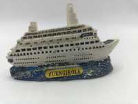 Figurka magnes na lodówkę ceramiczny rejs FUENGIROLA statek
