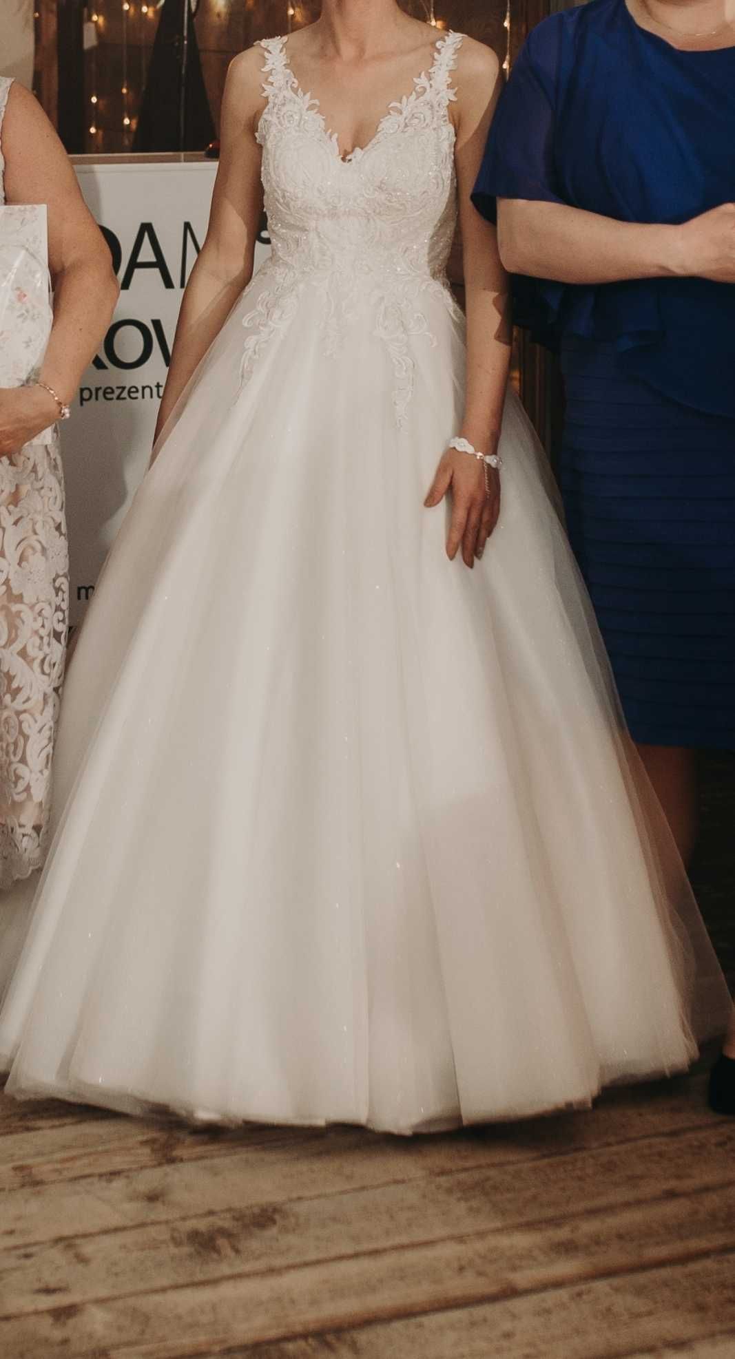Maxima 2720 suknia ślubna ivory