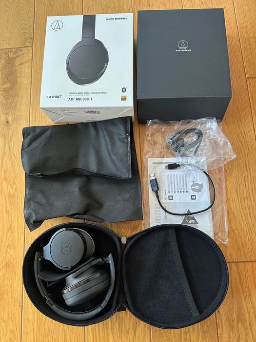 Super słuchawki bezprzewodowe Audio-Technica  ATH-ANC900BT JAK NOWE!