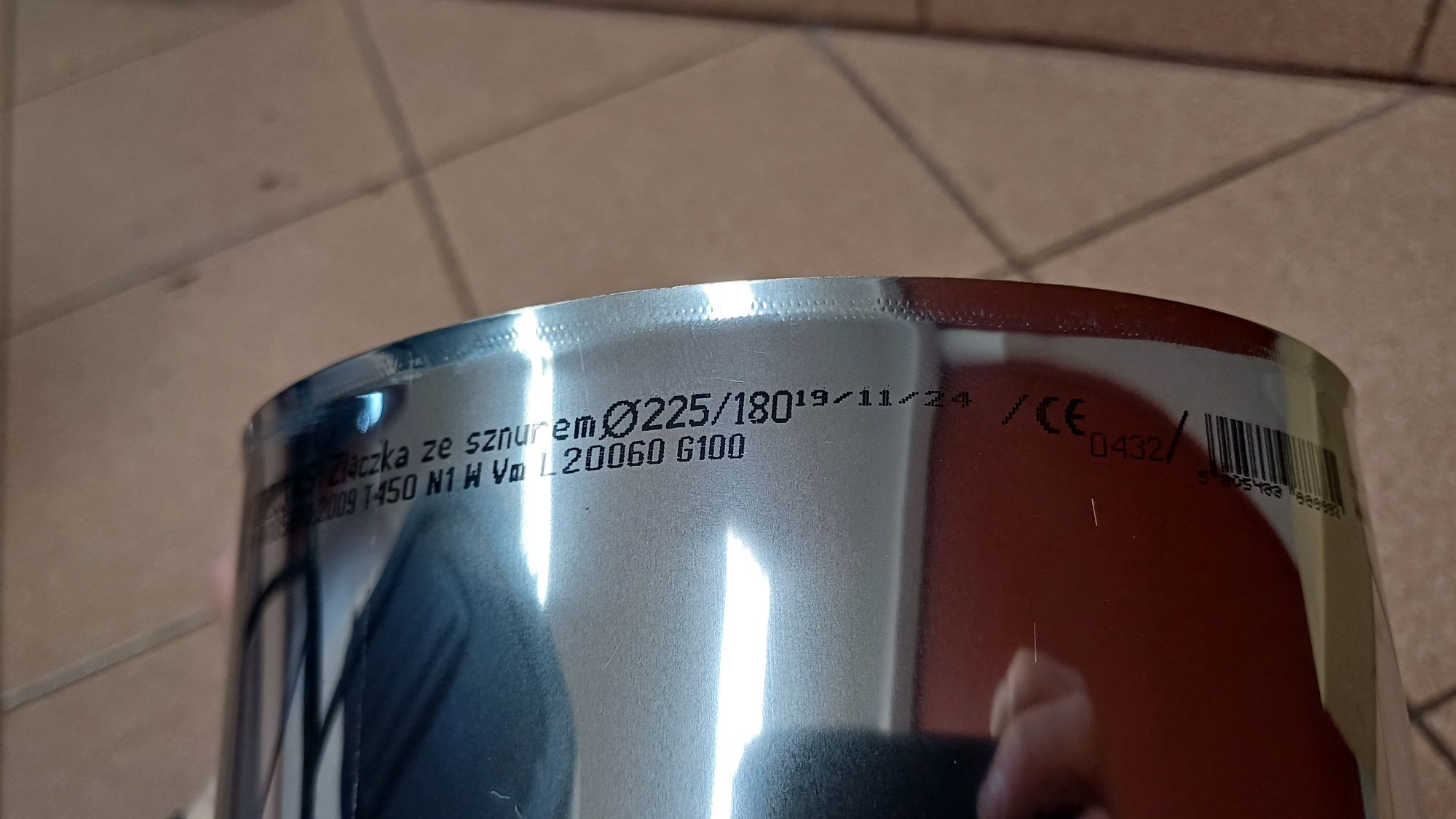 Adapter kominowy 180 rura