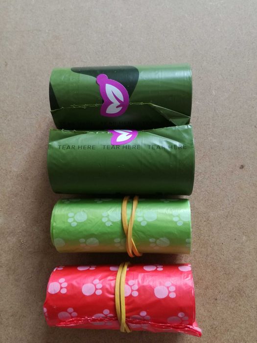 4 Rolos de Sacos para Cão/Gato