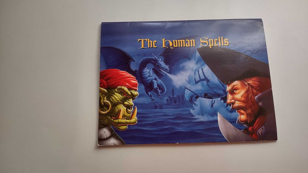 Warcraft II The Orcish/human spells PC sama instrukcja po angielsku