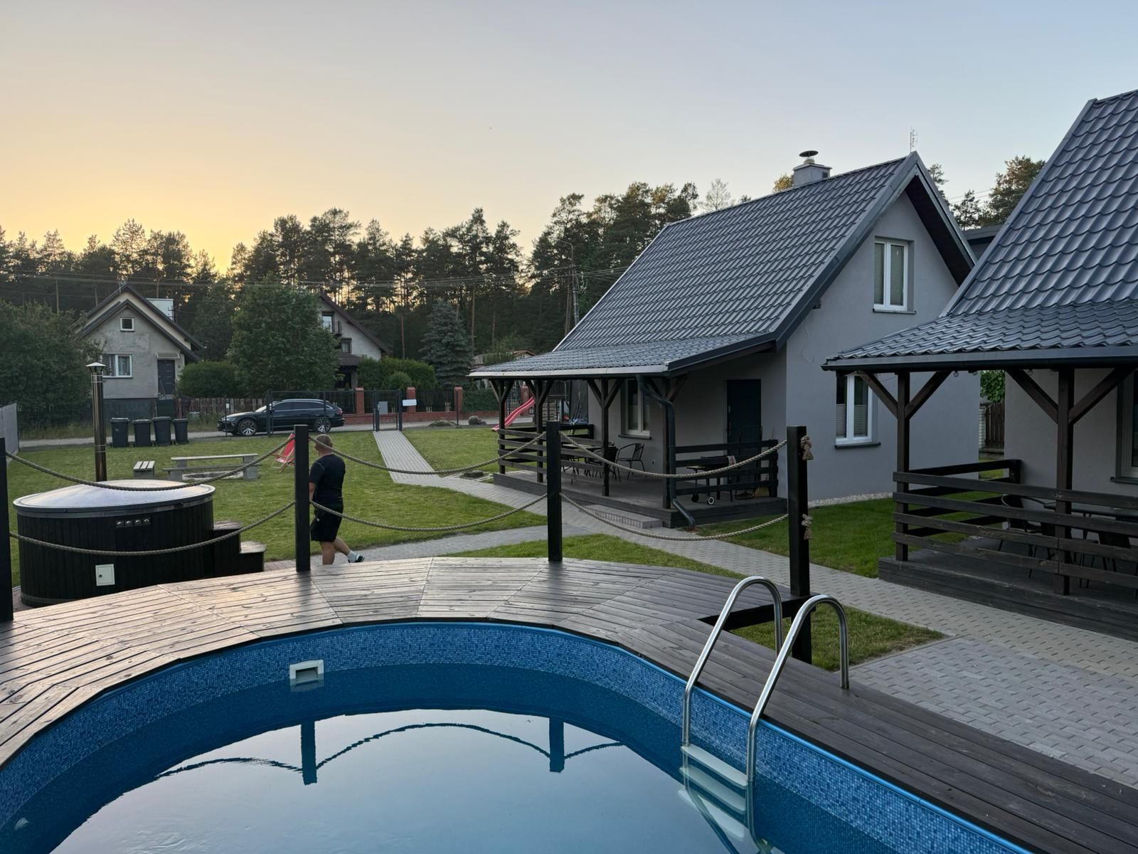 Dwa domki  na jednej działce Międzylesie obok Ostródy, pod inwestycję