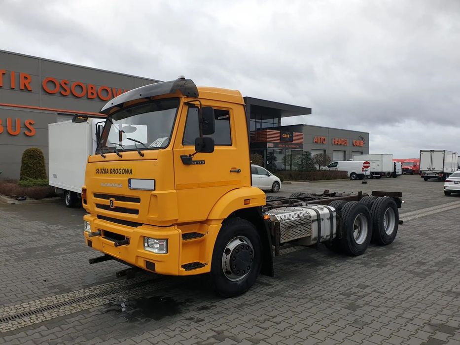 Kamaz T2531 65115 EURO 6 RAMA 6x4  nr.150 1 Wł. 25 000 km 6x4 Resory Zwolnica SPECJALNY SŁUŻBA DROGOWA