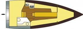 Czarter Jachtu Mazury SEDNA26 6-8os. Ruciane Webasto  Pażdziernik