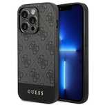 Etui Guess 4G Stripe Collection na iPhone 14 Pro Max - szare
