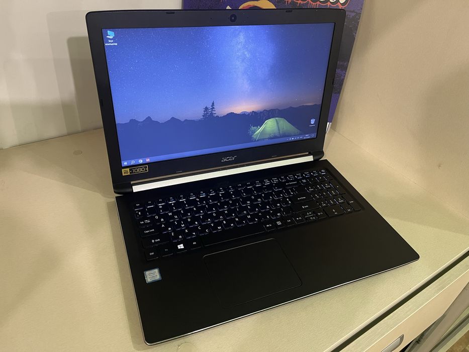 Ноутбук 15.6" Acer Aspire 5 на Intel i5-8250U с 8ОЗУ/256SSD/FullHD