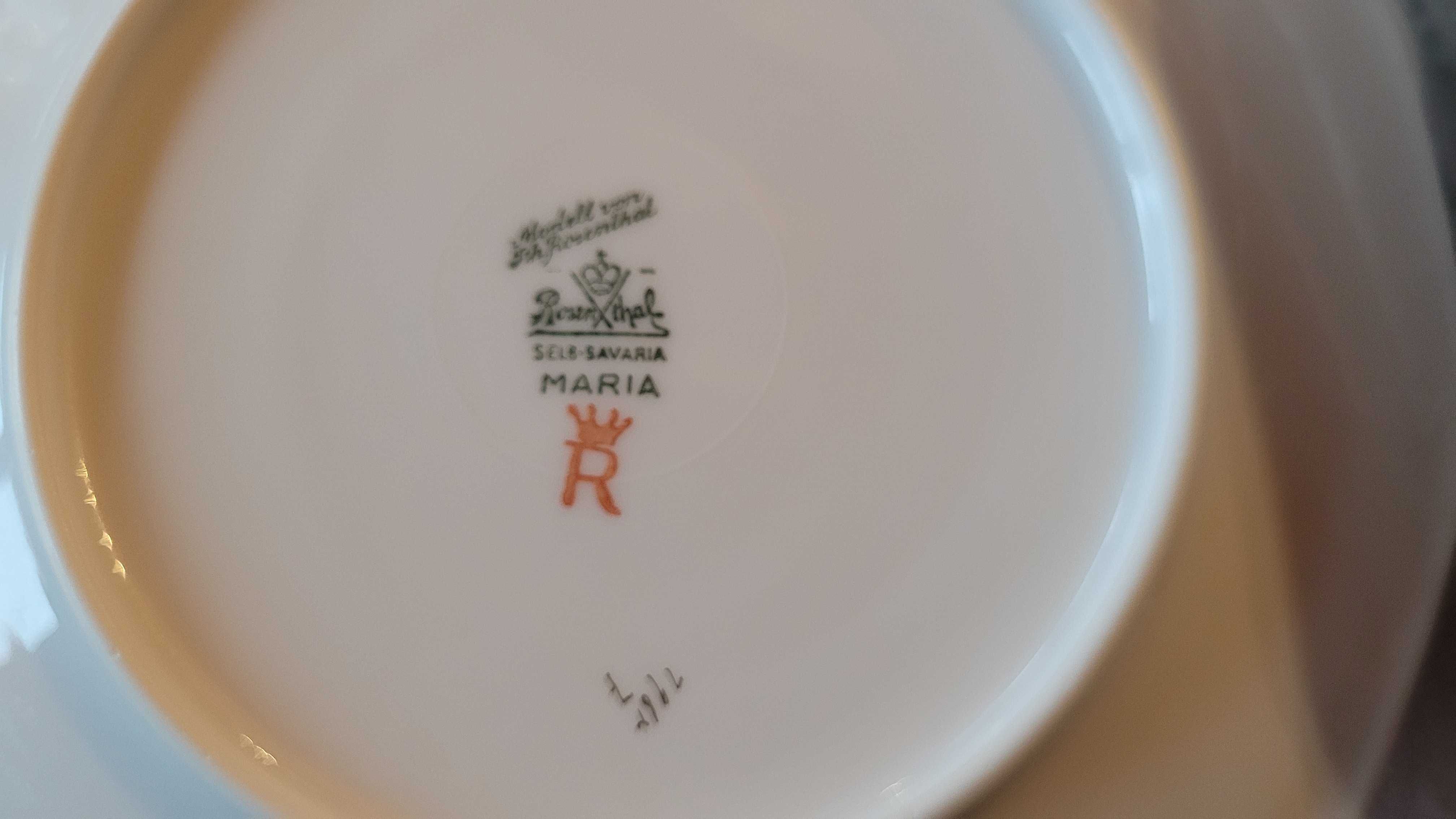 Rosenthal Serwis lata 20 20 w.Obiad plus herbata